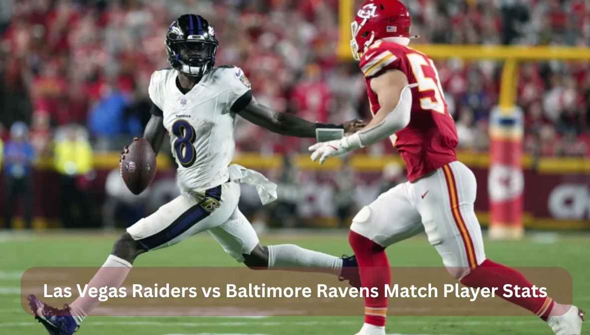 Las Vegas Raiders vs Baltimore Ravens Match Player Stats